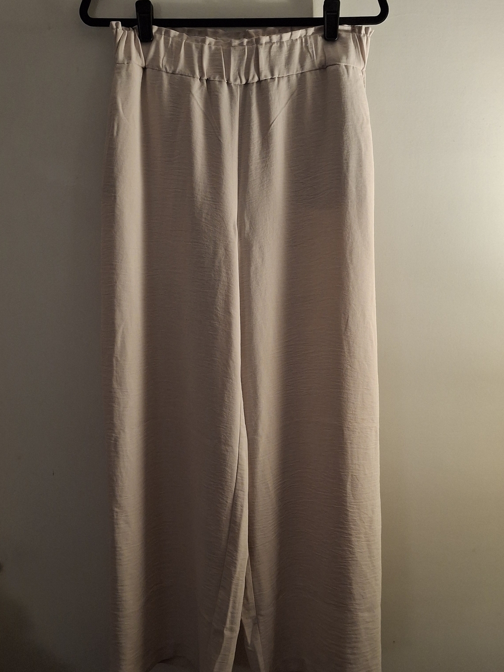 Hilary Radley Women's Soft Beige Wide Leg Pants